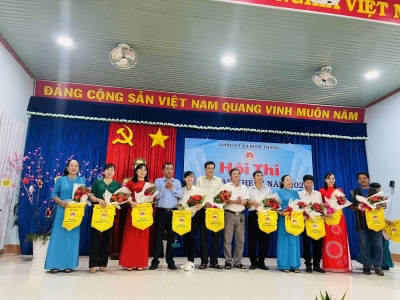 Đảng ủy xã Bình Thắng tổ chức Hội thi Dân vận khéo năm 2023