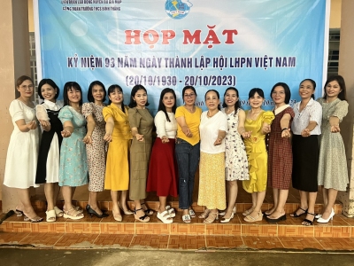 Họp mặt kỷ niệm 93 năm Ngày thành lập Hội liên hiệp Phụ nữ Việt Nam