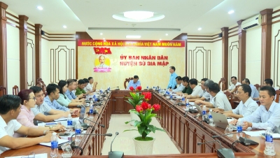 UBND huyện Bù Gia Mập họp đánh giá tình hình dịp Tết nguyên đán Giáp Thìn 2024