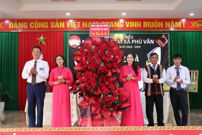 Đại hội đại biểu Mặt trận Tổ quốc Việt Nam xã Phú Văn khóa IV, nhiệm kỳ 2024 – 2029