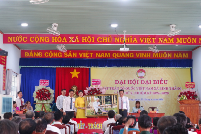 Tổ chức Đại hội đại biểu MTTQ Việt Nam xã Bình Thắng khóa X, nhiệm kỳ 2024-2029