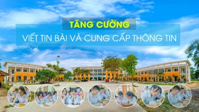 Tăng cường cập nhật thông tin, viết tin bài trên website và fanpage của Huyện ủy