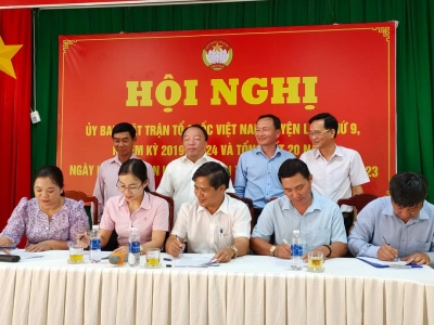  Bù Gia Mập – 5 năm qua (2019 – 2024) Mặt trận Tổ quốc huyện Bù Gia thực hiện đạt và vượt chỉ tiêu Nghị quyết đề ra