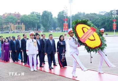 Lãnh đạo Đảng, Nhà nước vào Lăng viếng Chủ tịch Hồ Chí Minh nhân dịp Quốc khánh