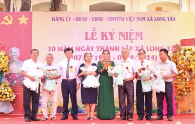 XÃ LONG TÂN KỶ NIỆM 30 NĂM NGÀY THÀNH LẬP XÃ  (7/9/1994- 7/9/2024)