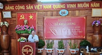 Trung tâm bảo trợ xã hội Bình Đức: 88 Viên chức người lao động được bồi dưỡng kiến thức Quốc phòng và An ninh đối tượng 4 năm 2024