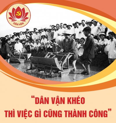 75 năm tác phẩm “Dân vận” của Chủ tịch Hồ Chí Minh: Kim chỉ nam của Đảng