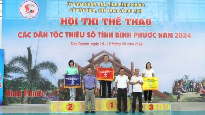 Bù Gia Mập nhất hội thi thể thao các dân tộc thiểu số tỉnh Bình Phước năm 2024