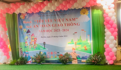 Trường Mẫu giáo Măng Non tổ chức chuyên đề “Tôi yêu Việt Nam”