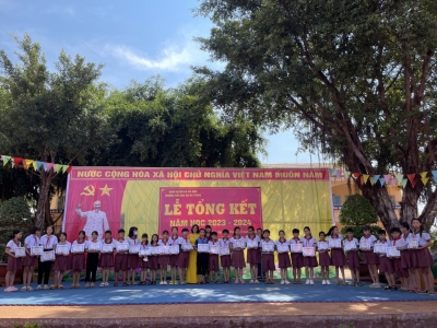 Trường Tiểu học Hai Bà Trưng tổng kết năm học 2023 -2024
