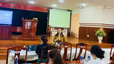 PhòngTư pháp tổ chức Hội nghị tập huấn công tác xử lý vi phạm hành chính và theo dõi tình hình thi hành pháp luật